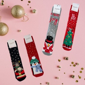 Χριστουγεννιάτικες Κάλτσες Σετ 4τμχ