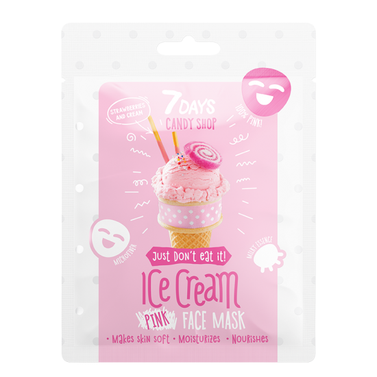 7 DAYS CANDY SHOP Ice Cream Sheet Mask 25g