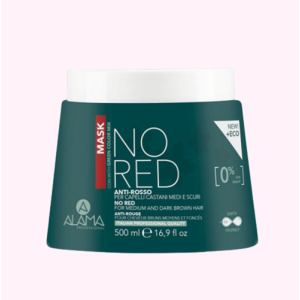 Alama No Red Mask Μάσκα Κατά Των Κόκκινων Τόνων Για Καστανά Μαλλιά 500ml