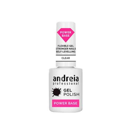 ANDREIA Ημιμόνιμο Βερνίκι Power Base – Ενισχυμένη Βάση Clear 10,5ml