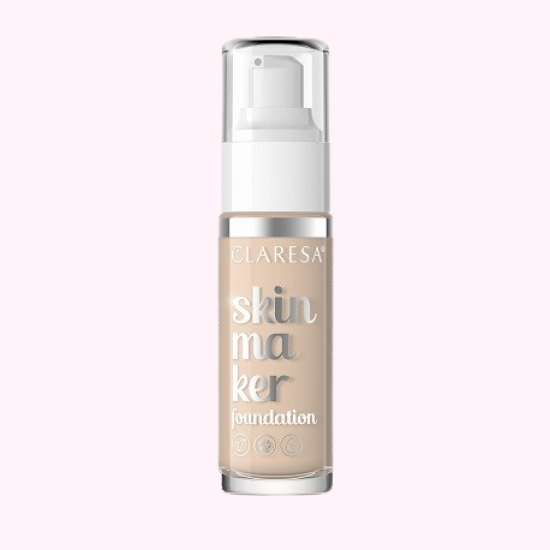 Claresa SKIN MAKER Full Coverage Smoothing Foundation No 02 Light Beige (30g)