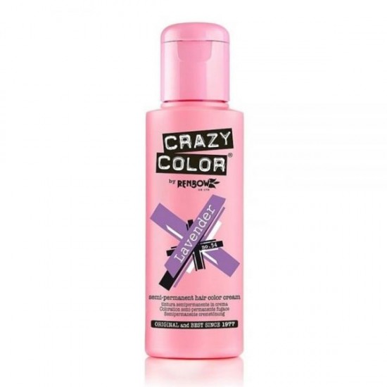 Crazy Color Semi Permanent Hair Color Lavender no54 100ml