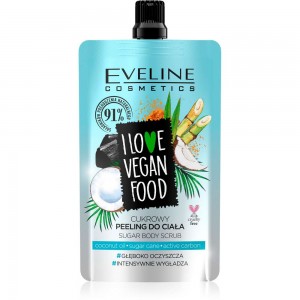 Eveline  I Love Vegan Food Coconut Detox Sugar Body Scrub 75ml