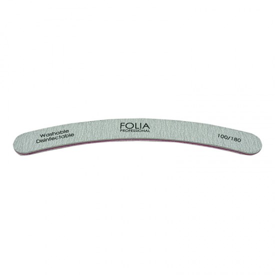 FOLIA COSMETICS Nail File Banana Grey (100/180)