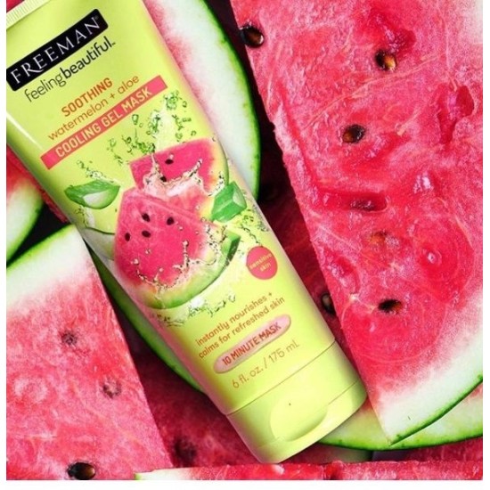 Freeman Beauty Soothing Watermelon And Aloe Cooling Gel Mask 175ml