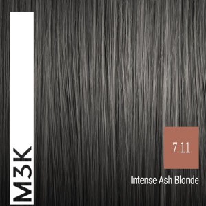 Sensus M3K Permanent Hair Color 7.11 Intense Ash Blonde 100ml