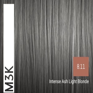 Sensus M3K Permanent Hair Color 8.11 Intense Ash Light Blonde 100ml