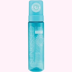 Sunkissed Clear Mousse 1 Hour Tan 95% Natural Ingredients 200ml