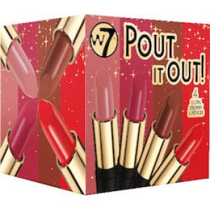 W7 Pout It Out Lipstick Gift Set