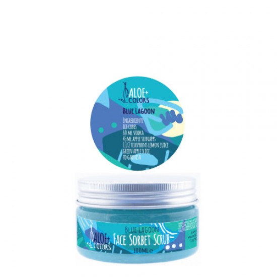 Aloe+Colors Scrub Προσώπου Blue Lagoon 100ml