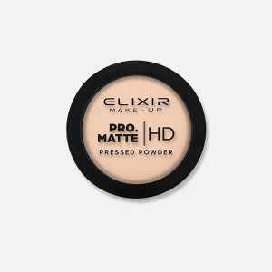 Elixir PRO. MATTE Pressed Powder HD – #204 (Latte Coffee)