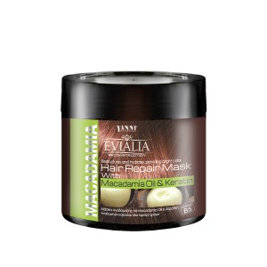 Evialia Μάσκα Μαλλιών με Λάδι Macadamia & Κερατίνη - 500ml