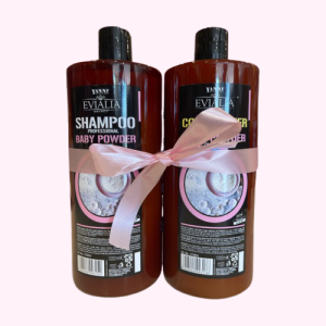 Evialia Baby Powder Shampoo & Conditioner Gift Set