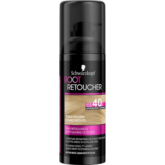 Schwarzkopf Root Retoucher Spray κάλυψης ρίζας Ξανθό Σκούρο 120 ml