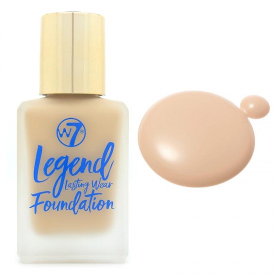 W7 Legend Lasting Wear Foundation Sand Beige 28ml 